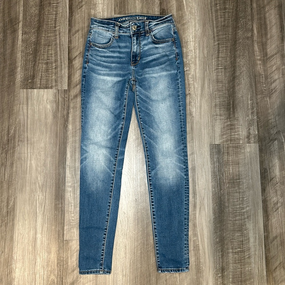 American Eagle Super Stretch X Hi-Rise Jeggings - 0R
